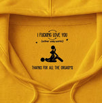 I F Love You Thanks For All The Orgasms Funny Gifts For Husband - Personalized Shirt