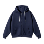 Men's Full-Zip Hooded Sweatshirts Pack of 2 Comfortable Athletic Hoodies