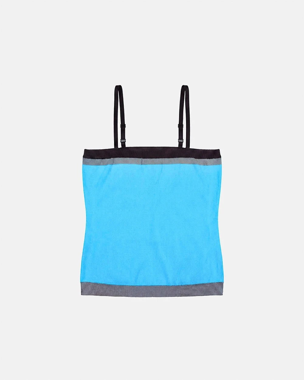 Blue Knit Tank Top
