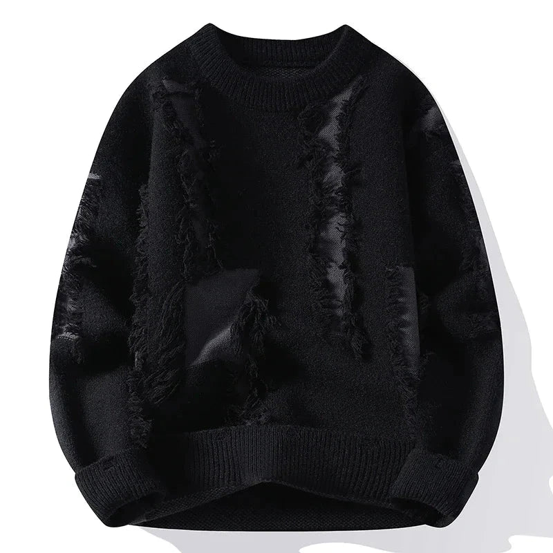 Frayed Knit Sweater – Men's Pullover | Camden