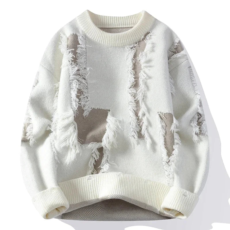 Frayed Knit Sweater – Men's Pullover | Camden