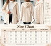 Women's Fuzzy Sherpa Hooded Cardigan, Soft Plush Fleece Open Front Coat