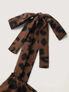 Plus Size Leopard Print Wide-Leg Jumpsuit with Adjustable Shoulder Ties