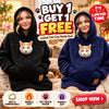 Pet Pocket Hoodie unisex hooded sweatshirt made of lamb wool