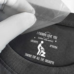 I F Love You Thanks For All The Orgasms Funny Gifts For Husband - Personalized Shirt