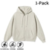 Men's Full-Zip Hooded Sweatshirts Pack of 2 Comfortable Athletic Hoodies