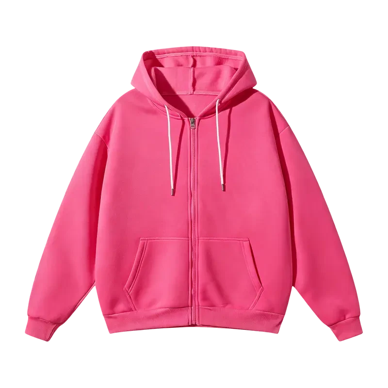 Men's Full-Zip Hooded Sweatshirts Pack of 2 Comfortable Athletic Hoodies